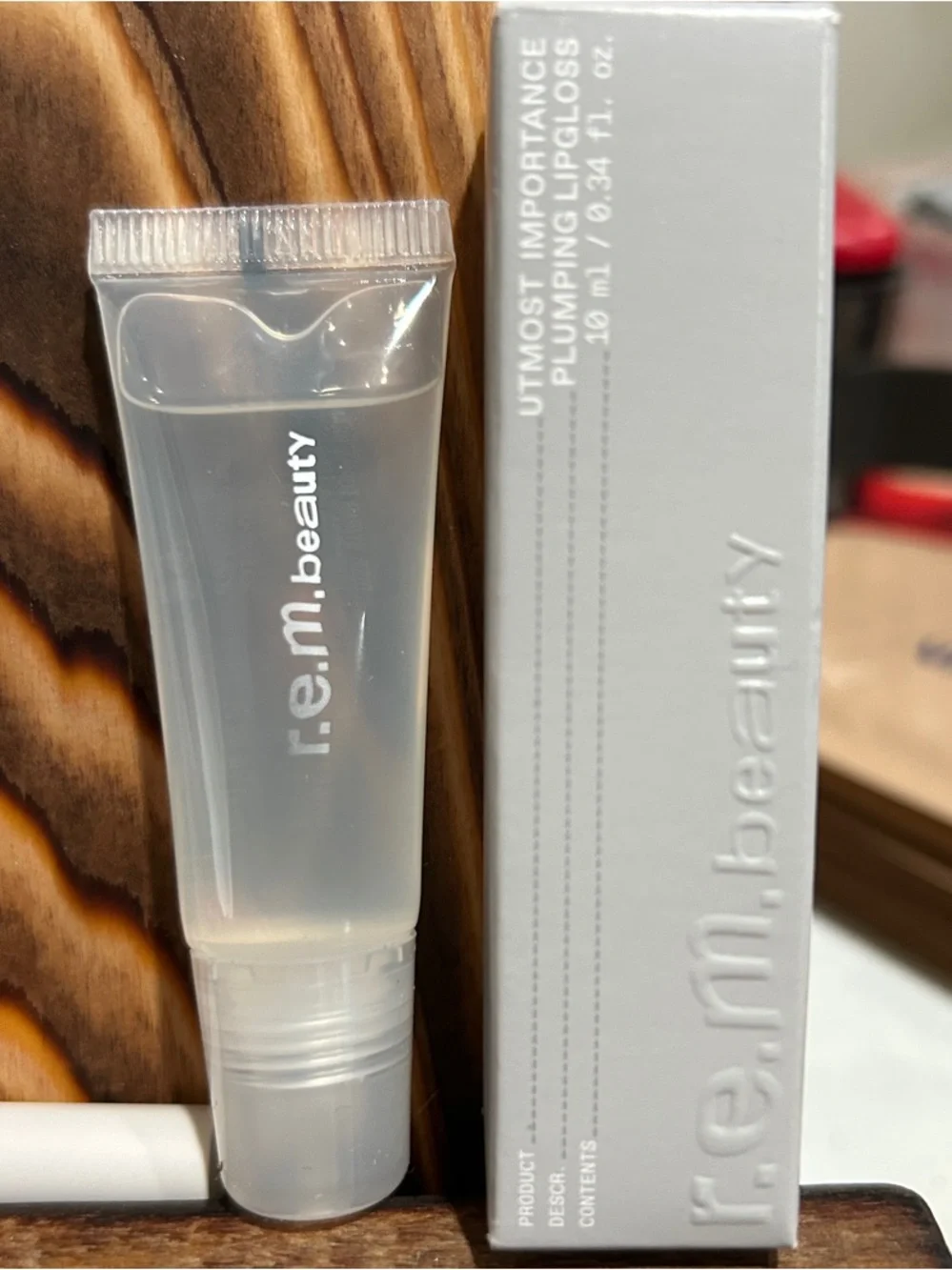 r.e.m. beauty Pink-Beige Lip & Eye Gloss Duo